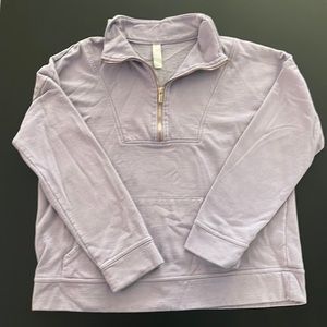 Womens Size Large Half Zip Sweatshirt